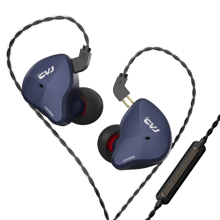 Écouteurs intra-auriculaires dynamiques filaires Hi-Fi CVJ-CSN à double circuit magnétique, avec ou sans micro